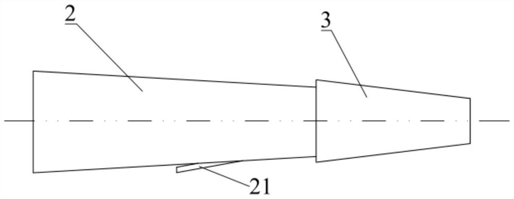 Coal gun radian adjusting mechanism and coal gun radian adjusting method