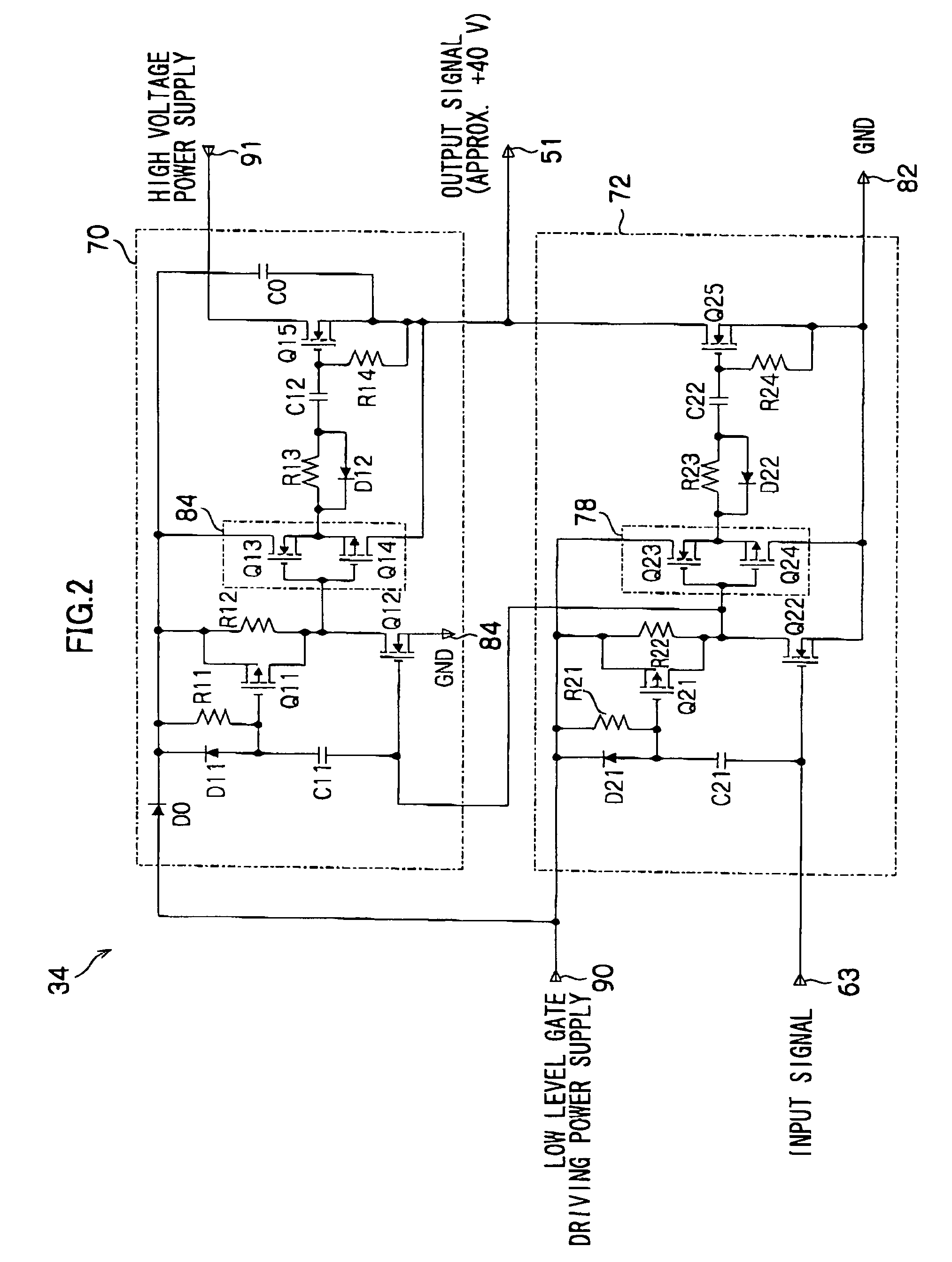 Capacitive load driving circuit, droplet ejection device, droplet ejection unit and inkjet head driving circuit