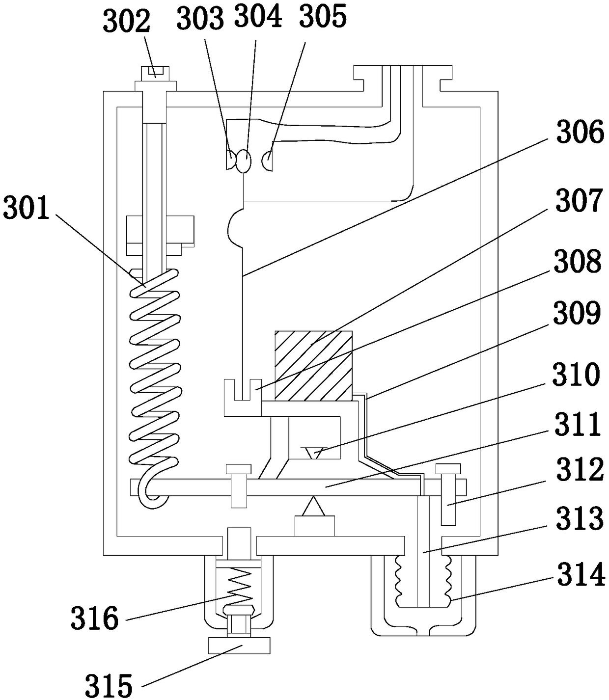 Hydro-generator temperature control system used for hydroelectric power generation