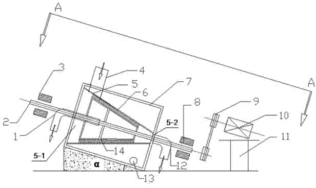 A sewage pre-filter device and its application