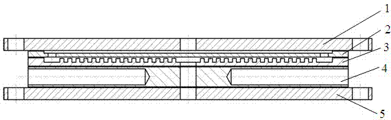 Reforming hydrogen production reactor of micro-bump structure with annular array