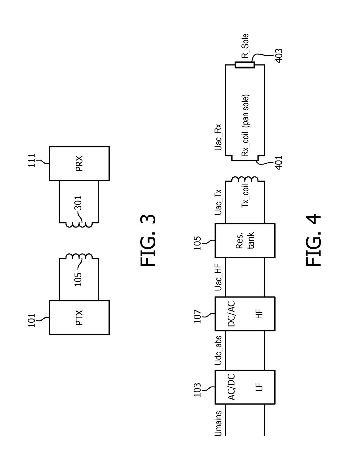 Thermal barrier for wireless power transfer