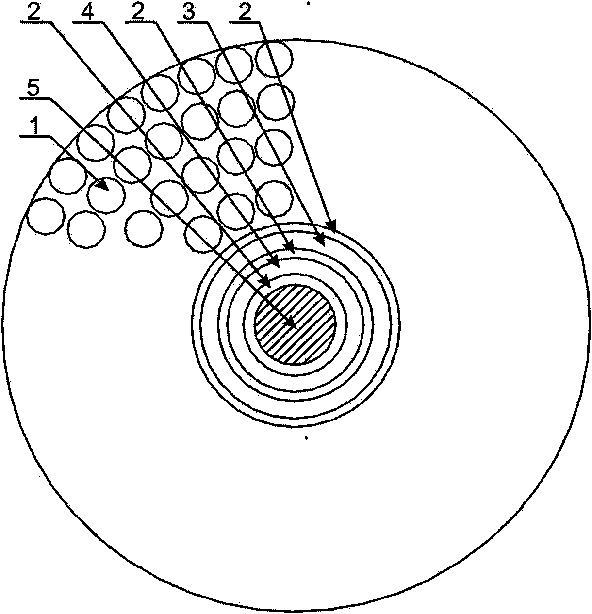 Self-heating deicing system of high-tension transmission lines