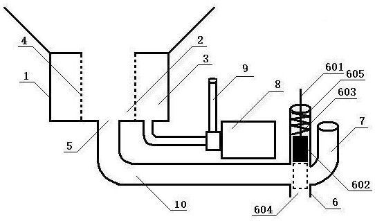 Water filtering and residue discharging structure and dish-washing machine with same