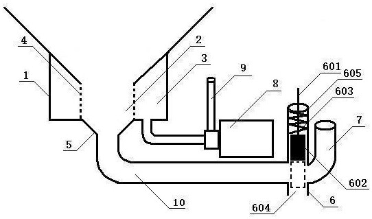 Water filtering and residue discharging structure and dish-washing machine with same