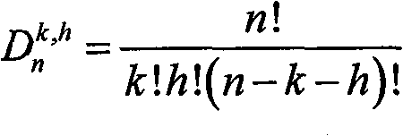 Method and instrument for constructing tri-item probability distribution demonstration model