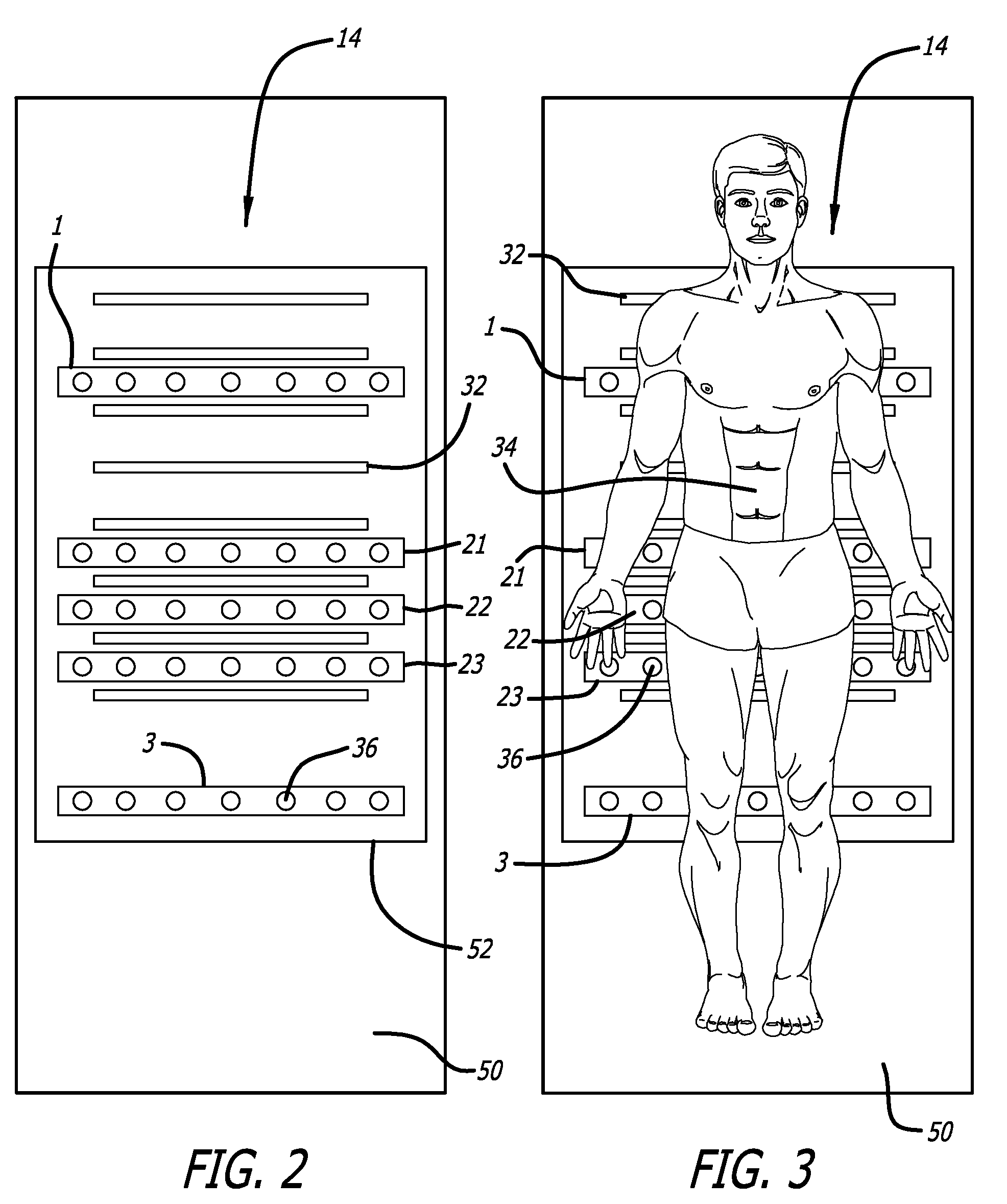 Bed exit and patient detection system