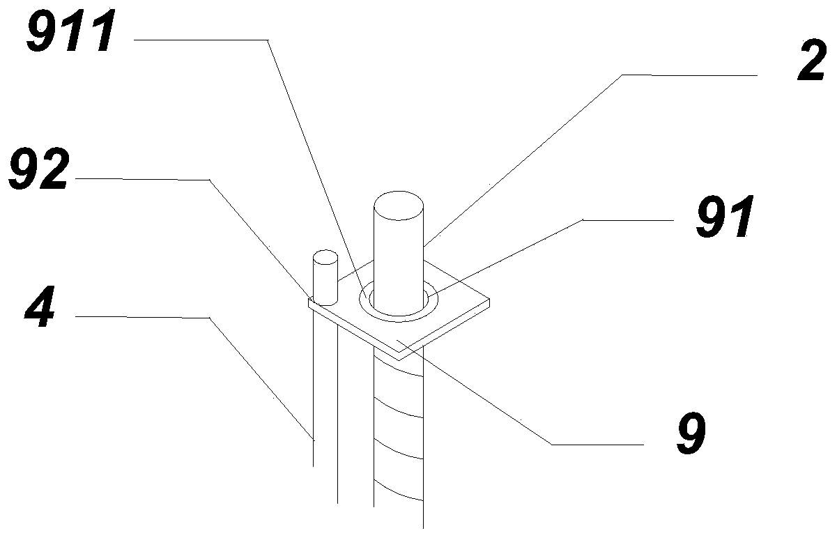 A hoisting device applied to shared equipment of electric power towers