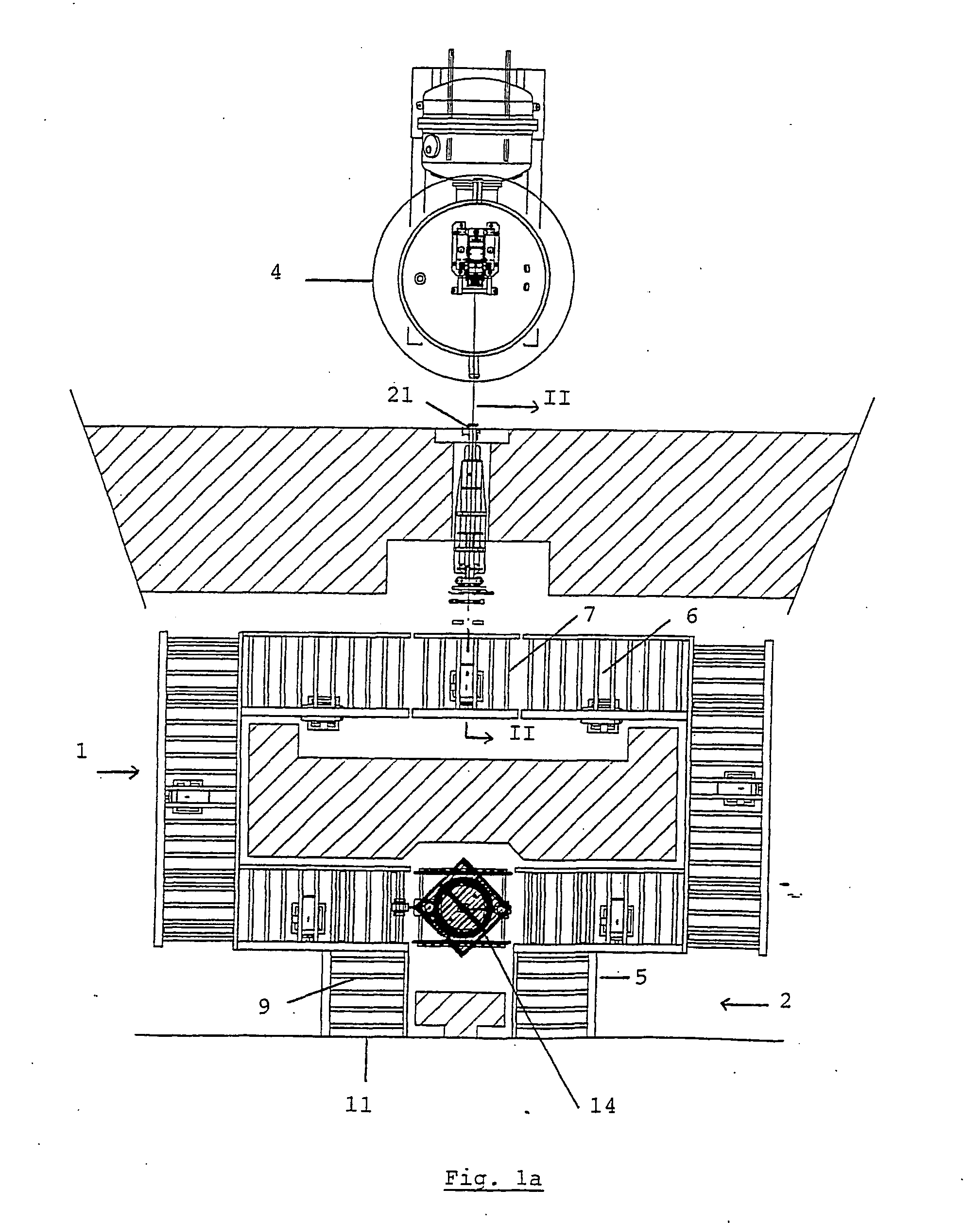 Process and apparatus for irradiating product pallets