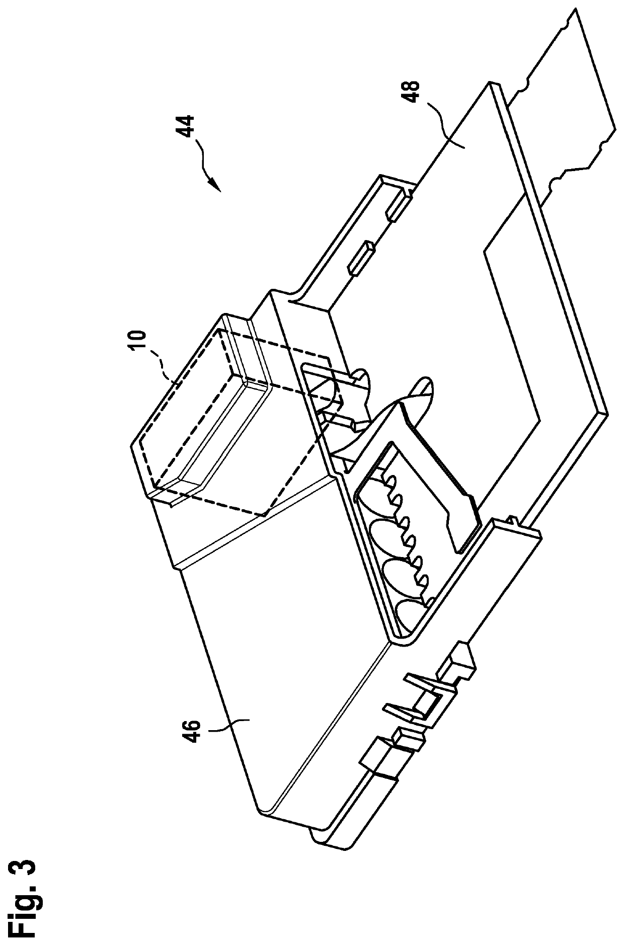 Laser projection device