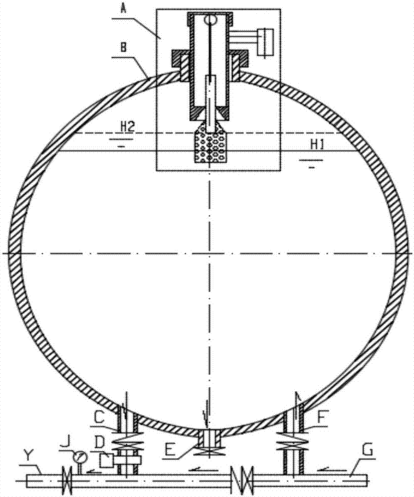 Stored energy air pressure self-control continuous pressure water supply system