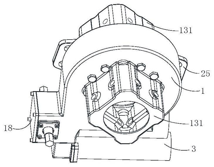 Single-main-beam multi-point driving solar tracking system