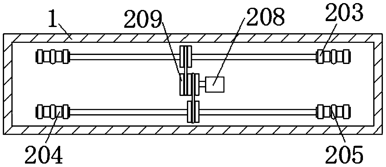 Intelligent parking device elevator with rotating disc