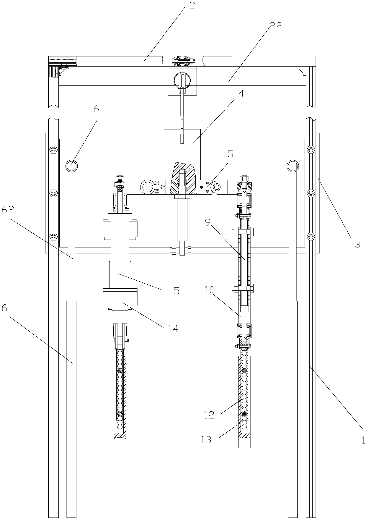 Assisting device for assisting stroke patient in walking