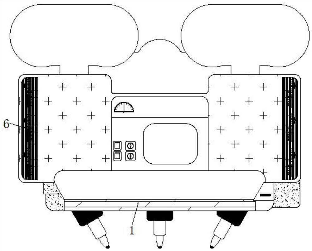 Integrated device capable of synchronously removing dust in polishing process