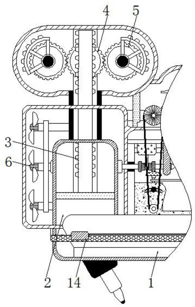 Integrated device capable of synchronously removing dust in polishing process