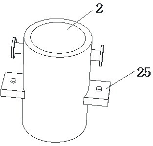 Treatment device for light hydrocarbon-containing petrochemical gas