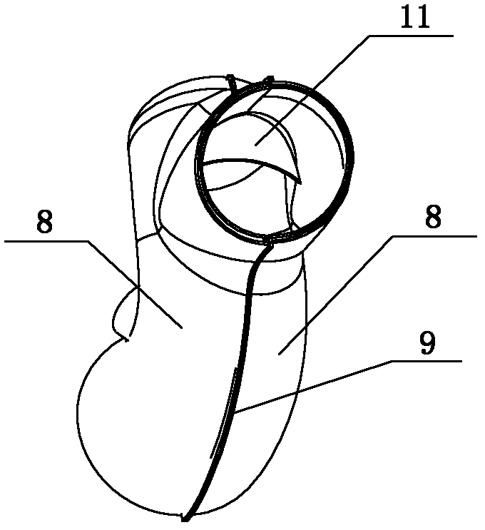 Waste gas post-processing system of twin-turbo supercharged engine