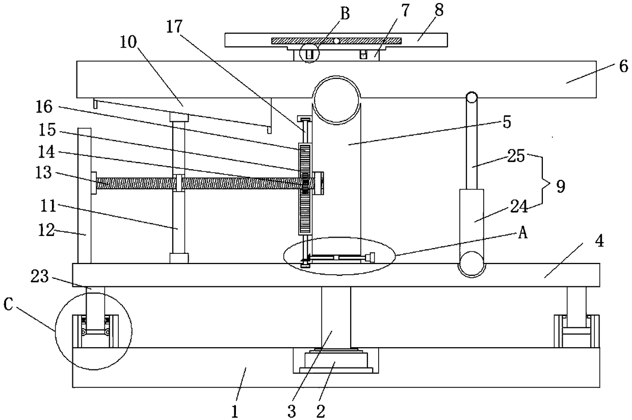 Calibration device used for surgical operation and use method