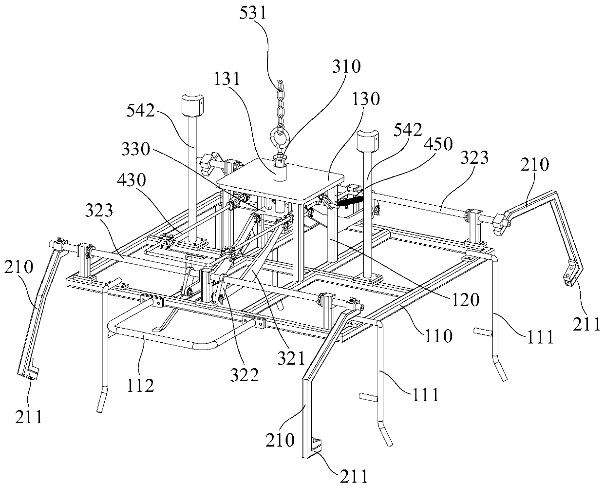 Clamping device and hoisting system