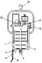 Medicine feeding nursing device for tumour patients