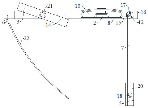 A safety life jacket with a rear-mounted folding mechanism