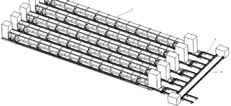 Spinning frame bobbin base parallel conveying system