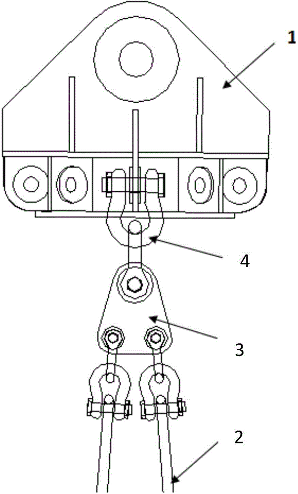 Distributor for lifting large thin-wall safety shell and passive water tank and force transfer method thereof