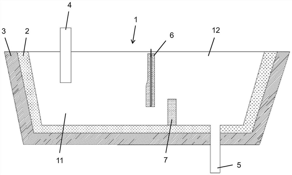 Continuous temperature measuring device for tundish molten steel