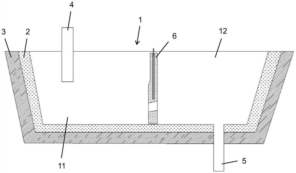 Continuous temperature measuring device for tundish molten steel