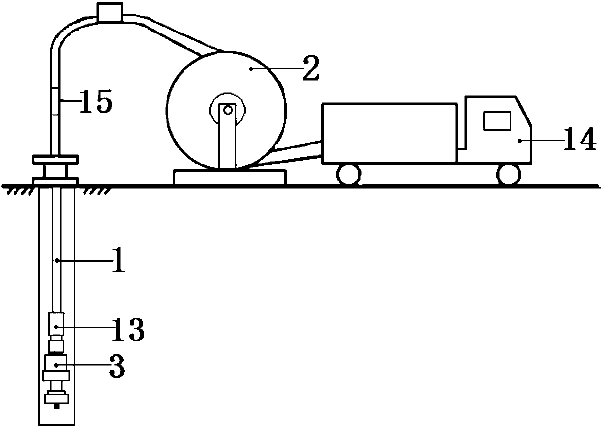 Method for arranging cable in continuous oil pipe