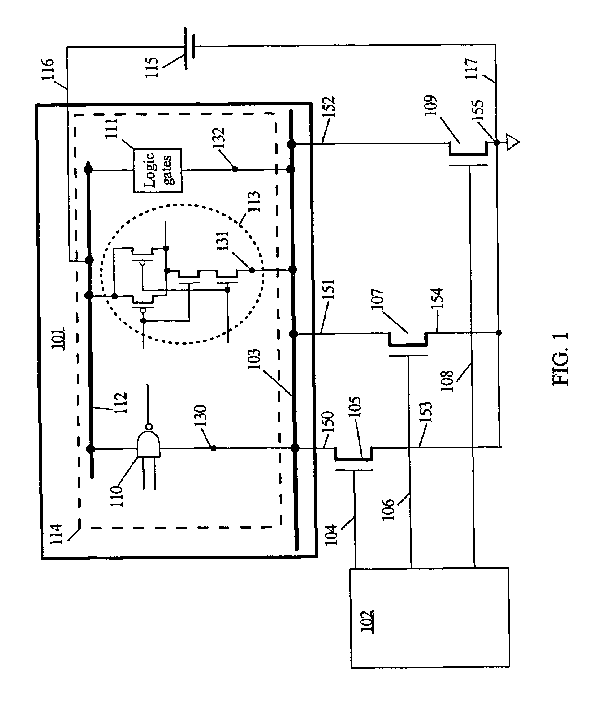 Dynamic leakage control circuit