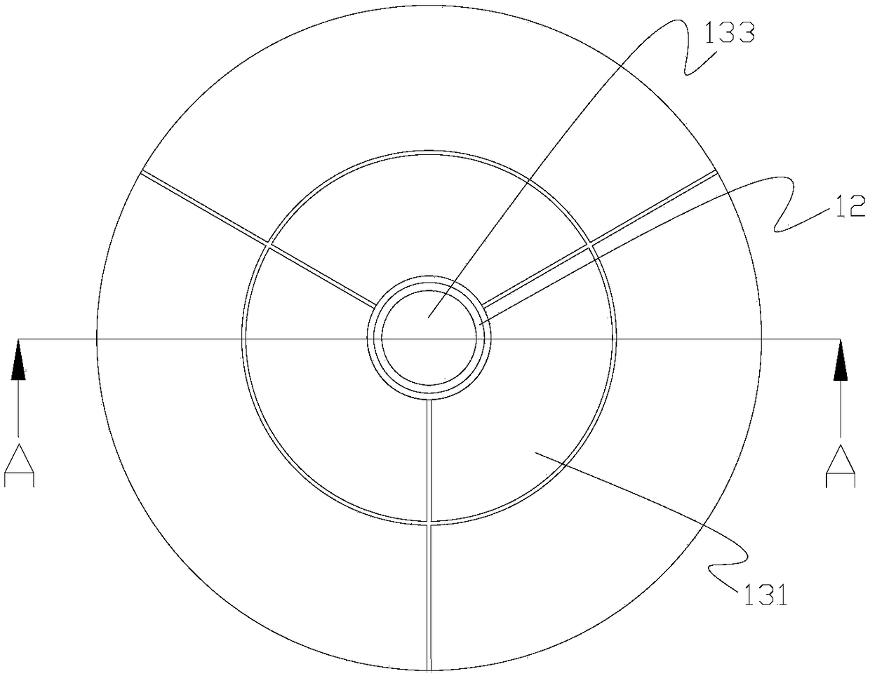 A bearing device and a semiconductor processing apparatus