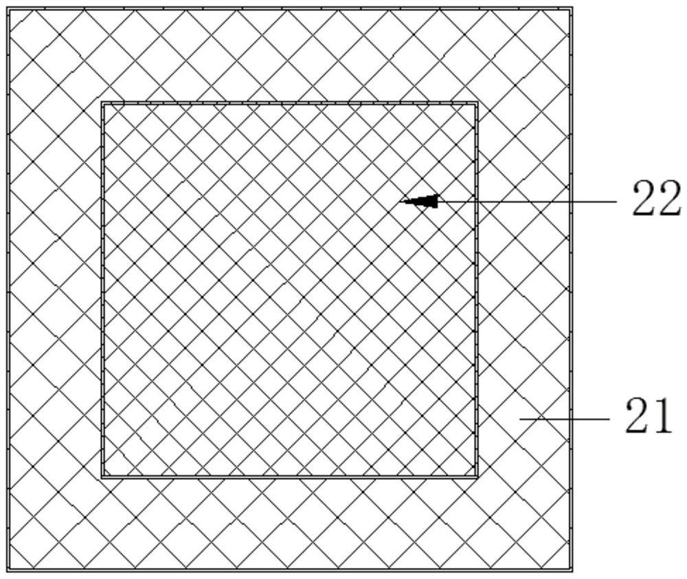 Array type silencer for main exhaust fan with large air volume and strong mixed noises