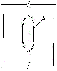 Tower drum doorframe gradually varied in thickness