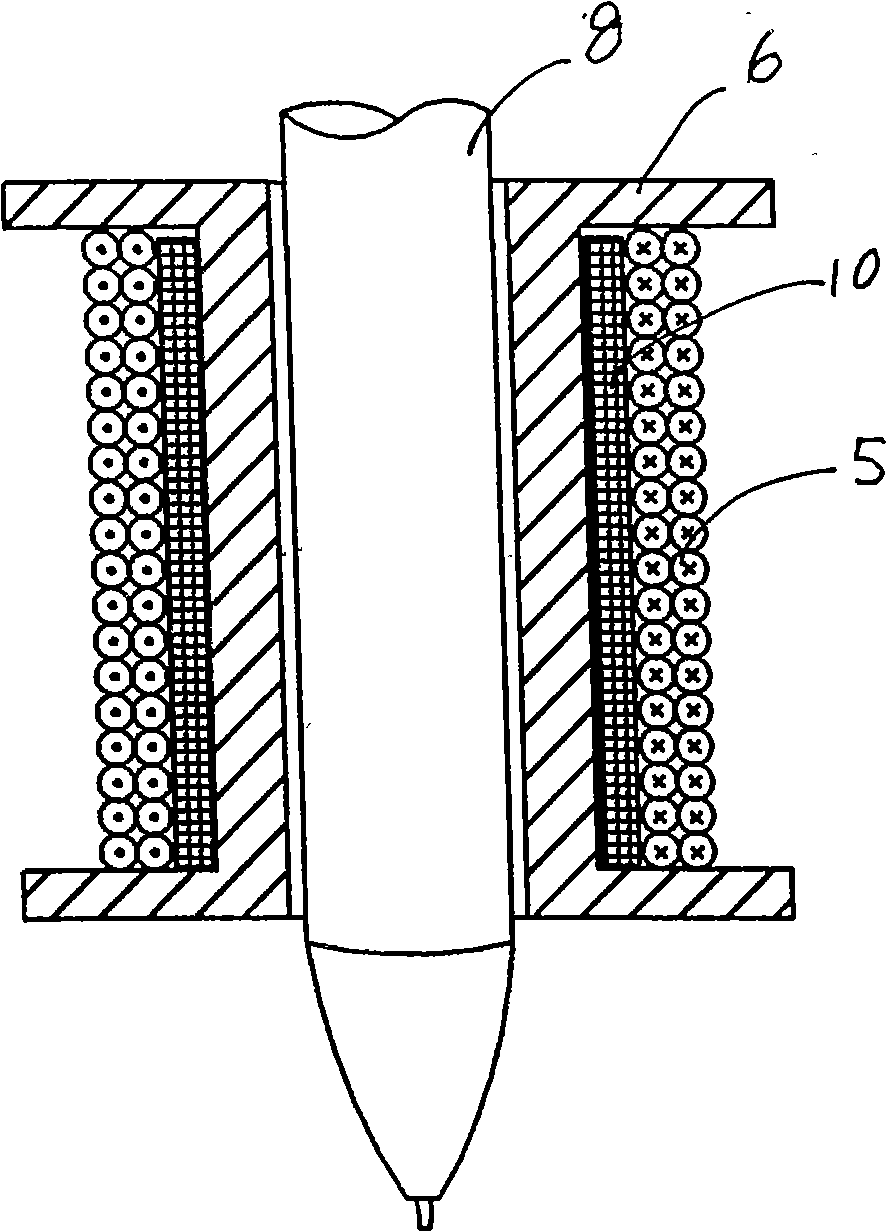 Production method for improving wearing resistance of plasma arc surfacing