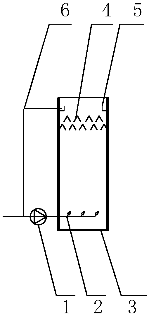 Anaerobic ammonia oxidation-based landfill leachate treatment device and use method thereof