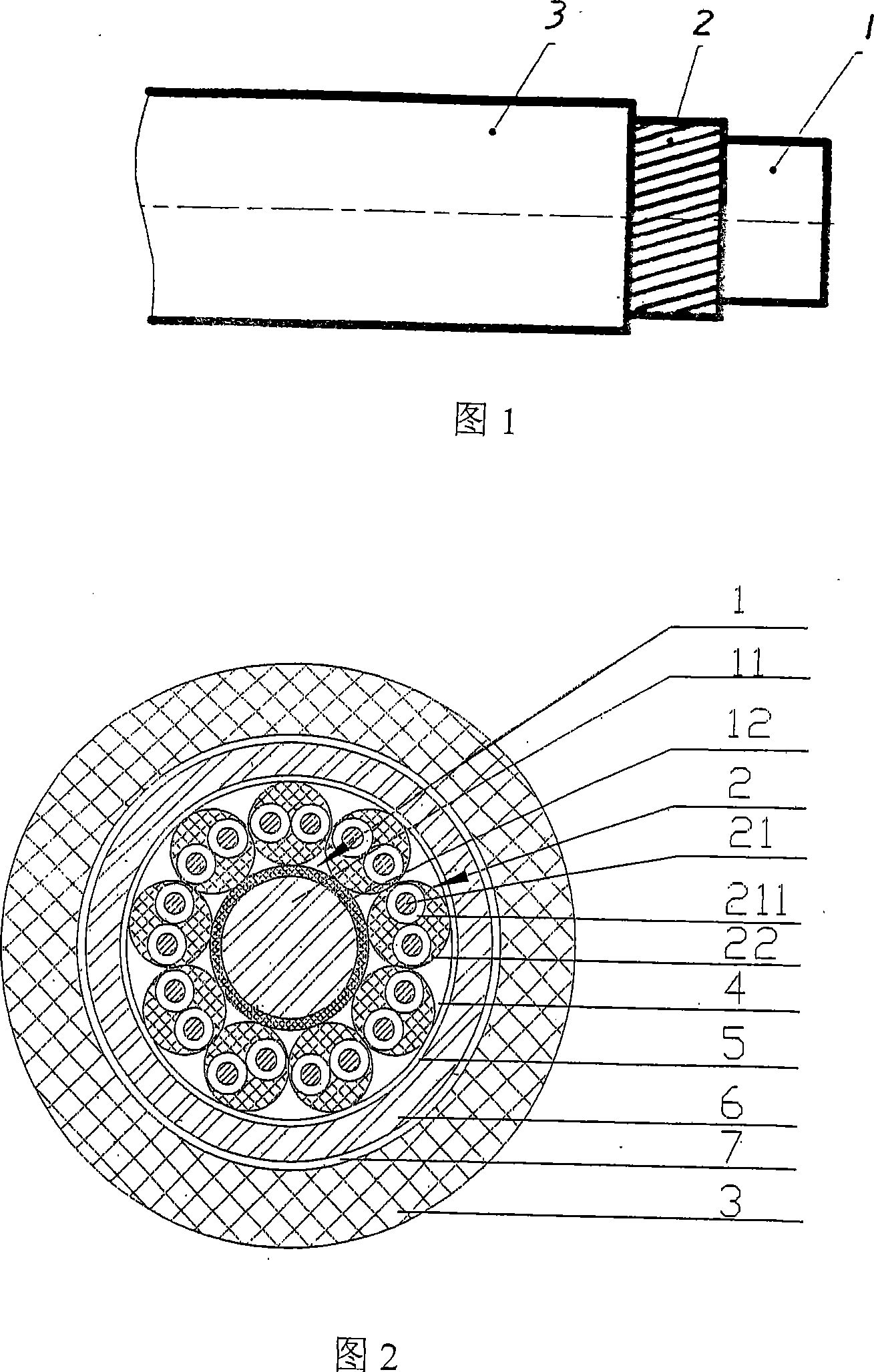 Floatage signal cable for ocean operation