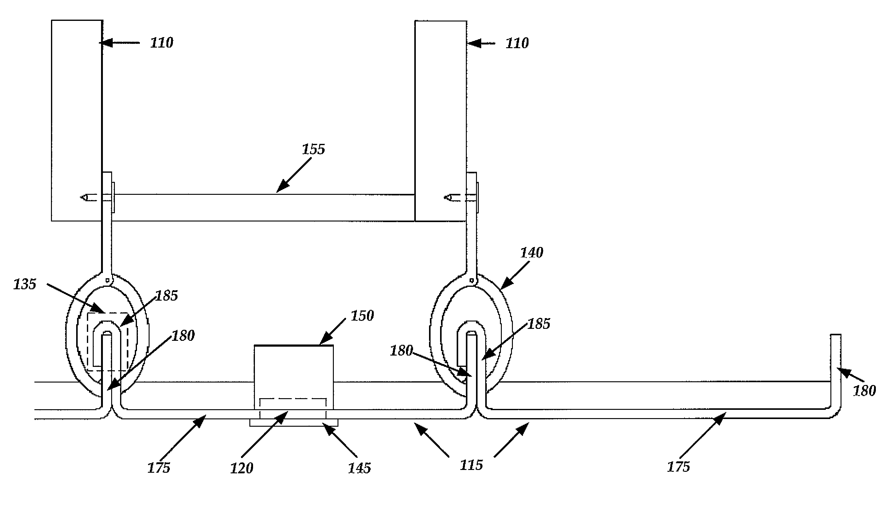 Ventilated deck drainage systems