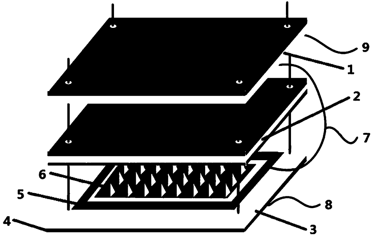 Friction generator with nano-structure