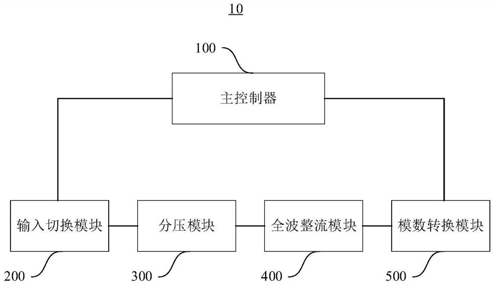 Voltage transformer secondary voltage detection device and detection method