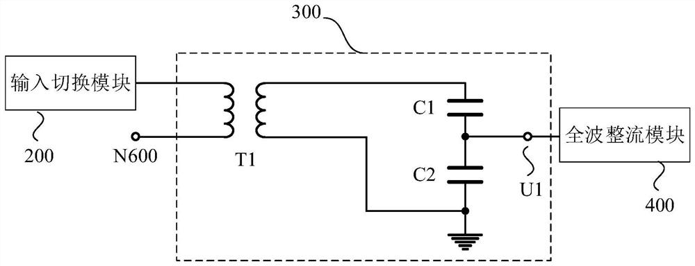 Voltage transformer secondary voltage detection device and detection method