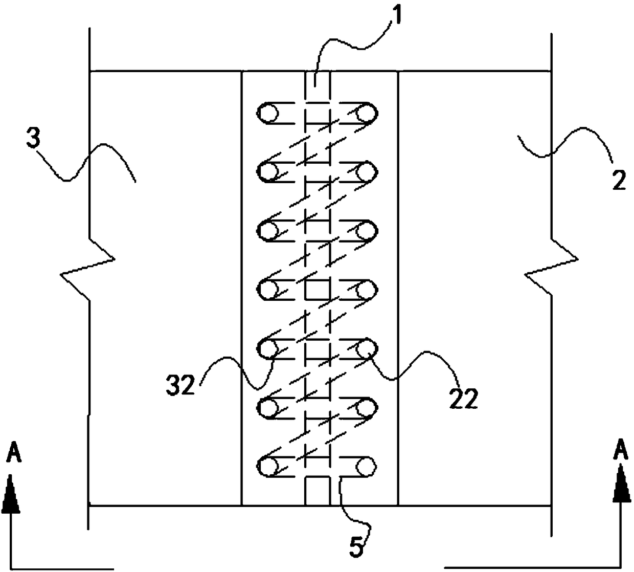 Bridge expansion joint structure