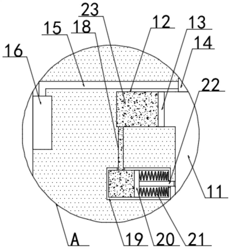 Plastic injection mold with locking mechanism