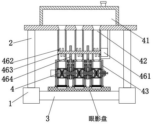 A kind of preparation method of eye beauty cosmetic