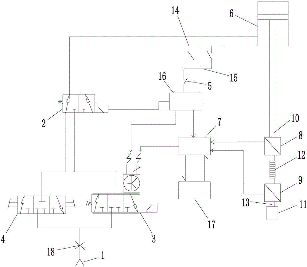 Suspension pneumatic lifting device and suspension pneumatic lifting method