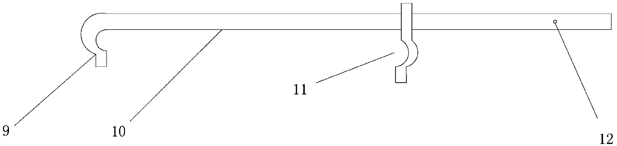 Construction method of thermoplastic composite die of short tie track bed