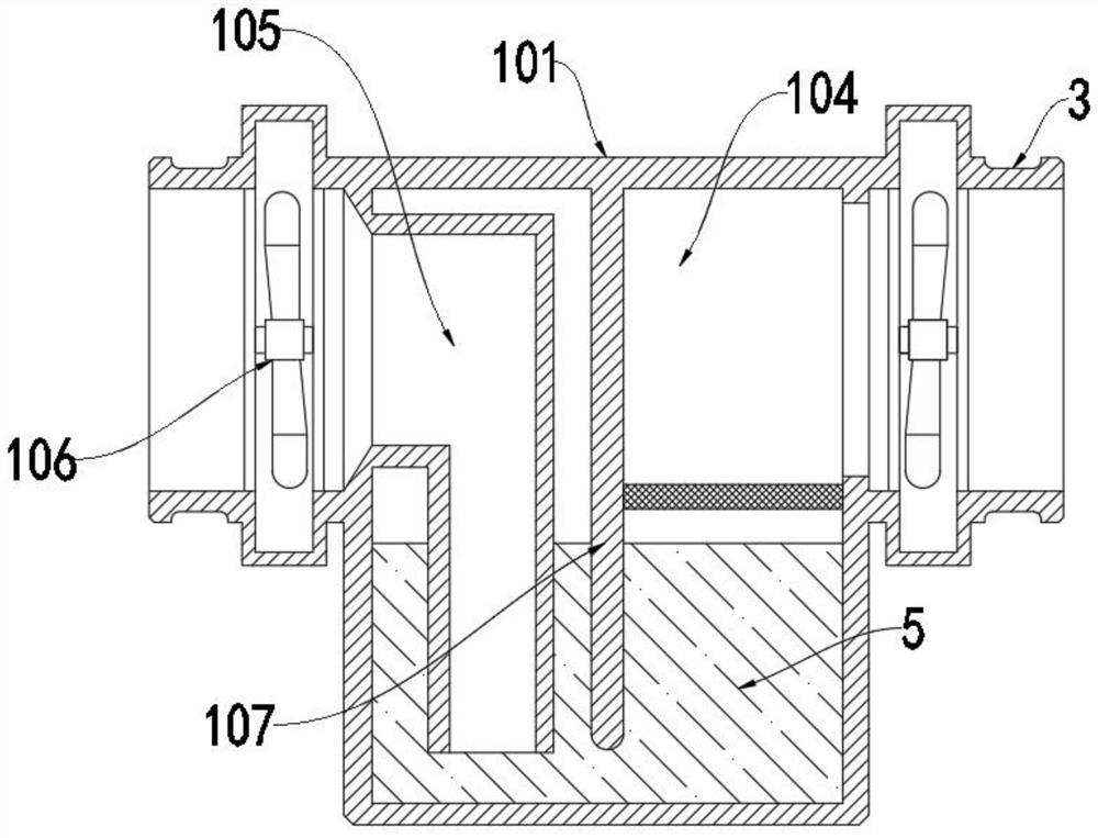 Efficient dust removal device and method for heading machine