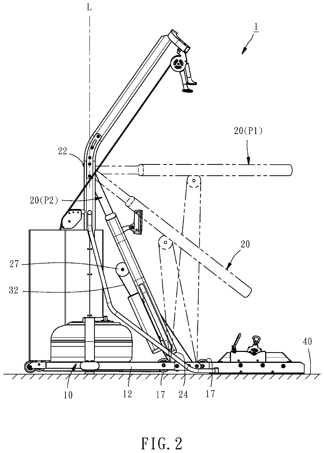 Squat exercising machine