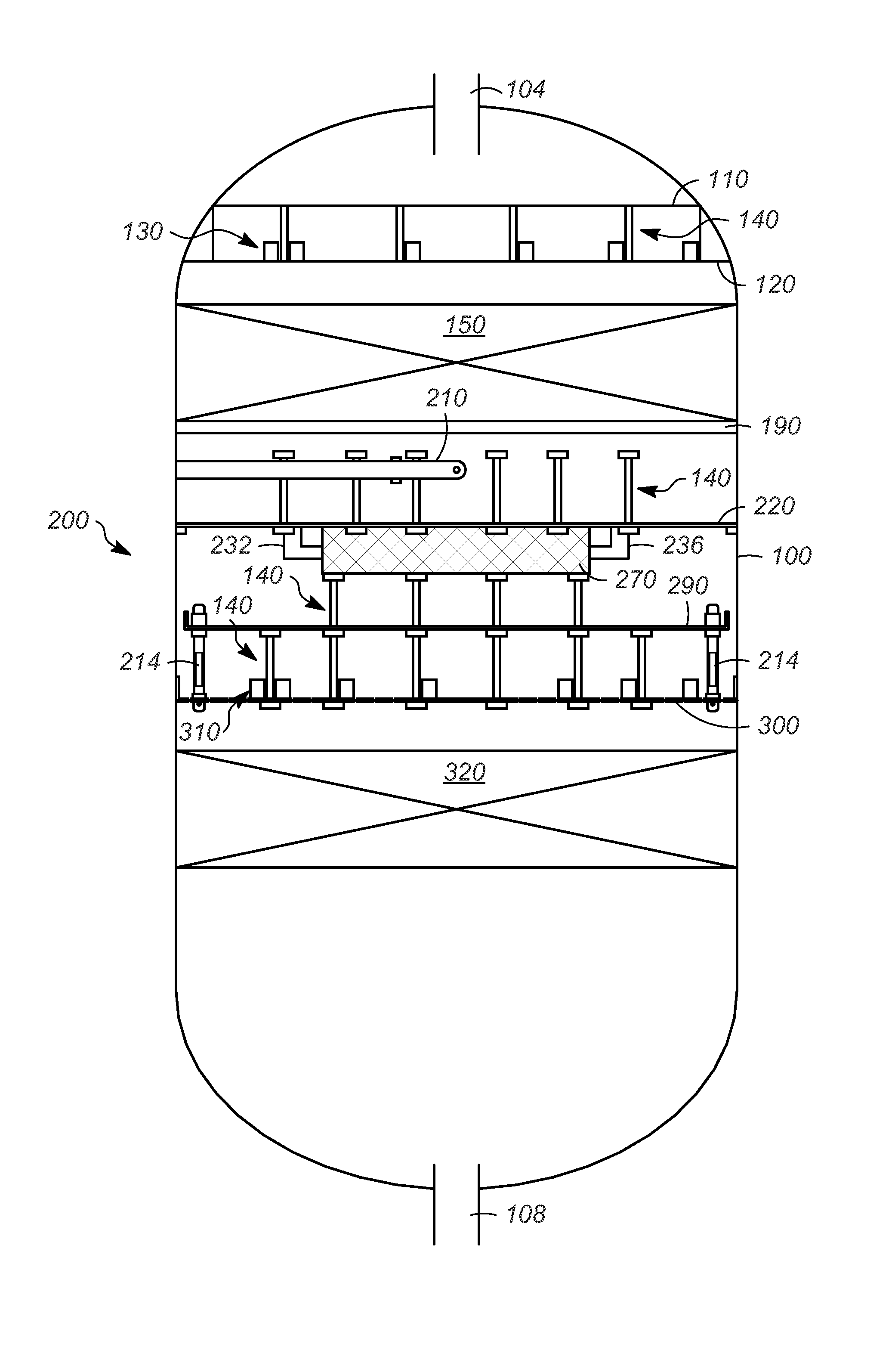 Process for contacting one or more fluids and a reactor relating thereto